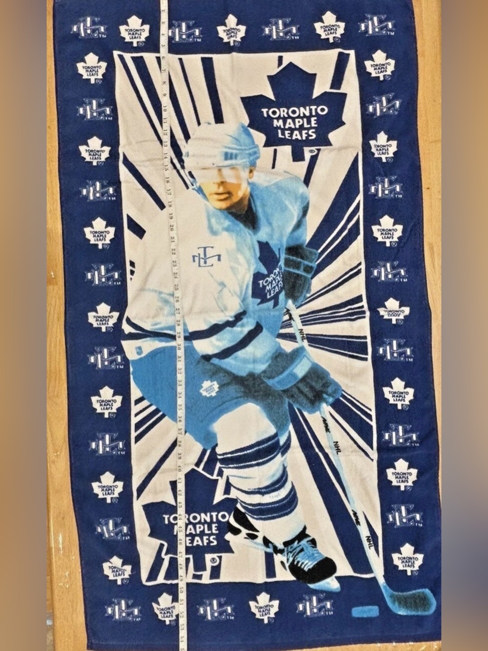 Vintage Toronto Maple Leafs Beach Towel Rare Large Size Big NHL Hockey Merch